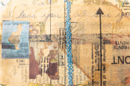 Nicci Schwartz — Correspondances #2 — original postcard artwork