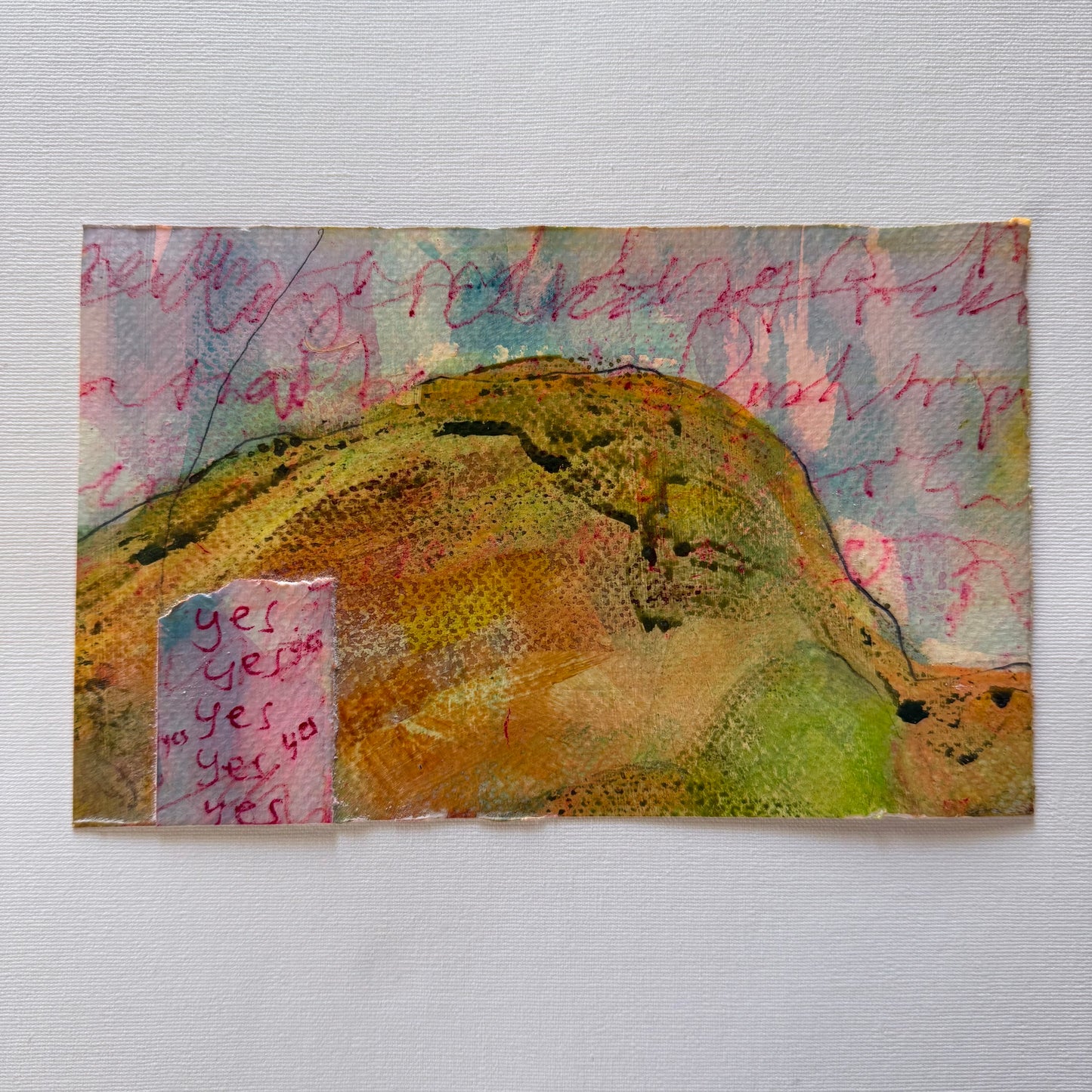 Nicola Ellis — Correspondances #1 — original postcard artwork