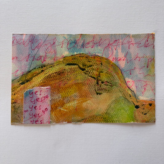 Nicola Ellis — Correspondances #1 — original postcard artwork