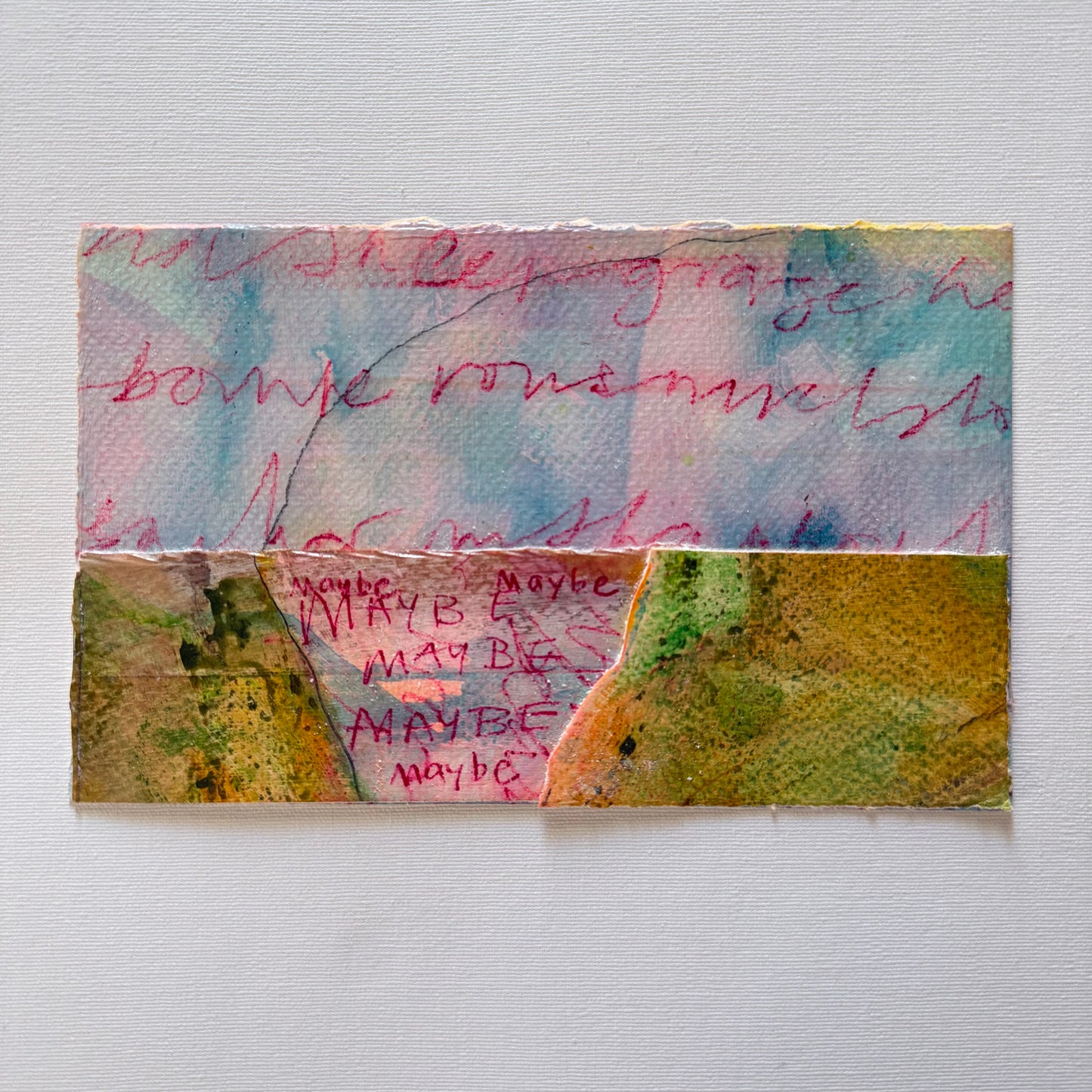 Nicola Ellis — Correspondances #3 — original postcard artwork