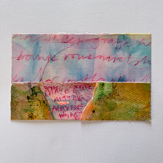 Nicola Ellis — Correspondances #3 — original postcard artwork