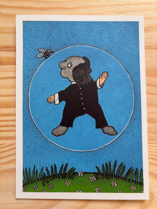Niels Huizer — Correspondances #2 — original postcard artwork