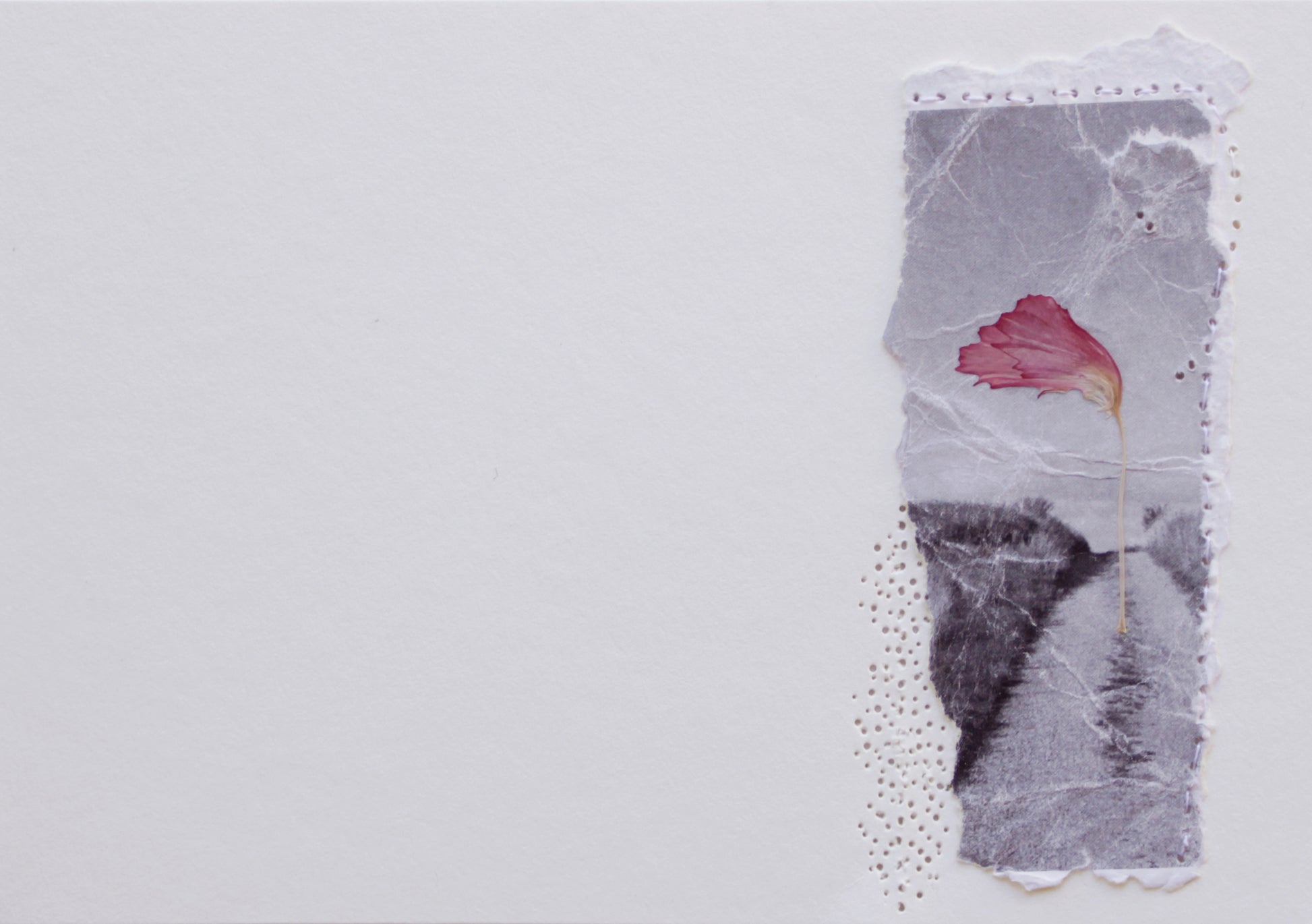 Nina Seidel — Correspondances #1 — original postcard artwork