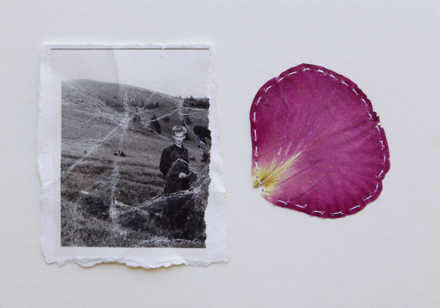 Nina Seidel — Correspondances #3 — original postcard artwork