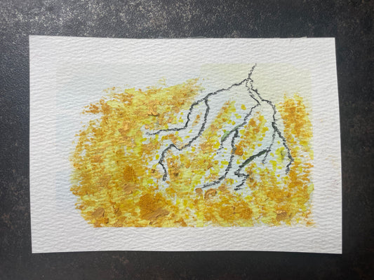 Noura Kamel — Correspondances #1 — original postcard artwork