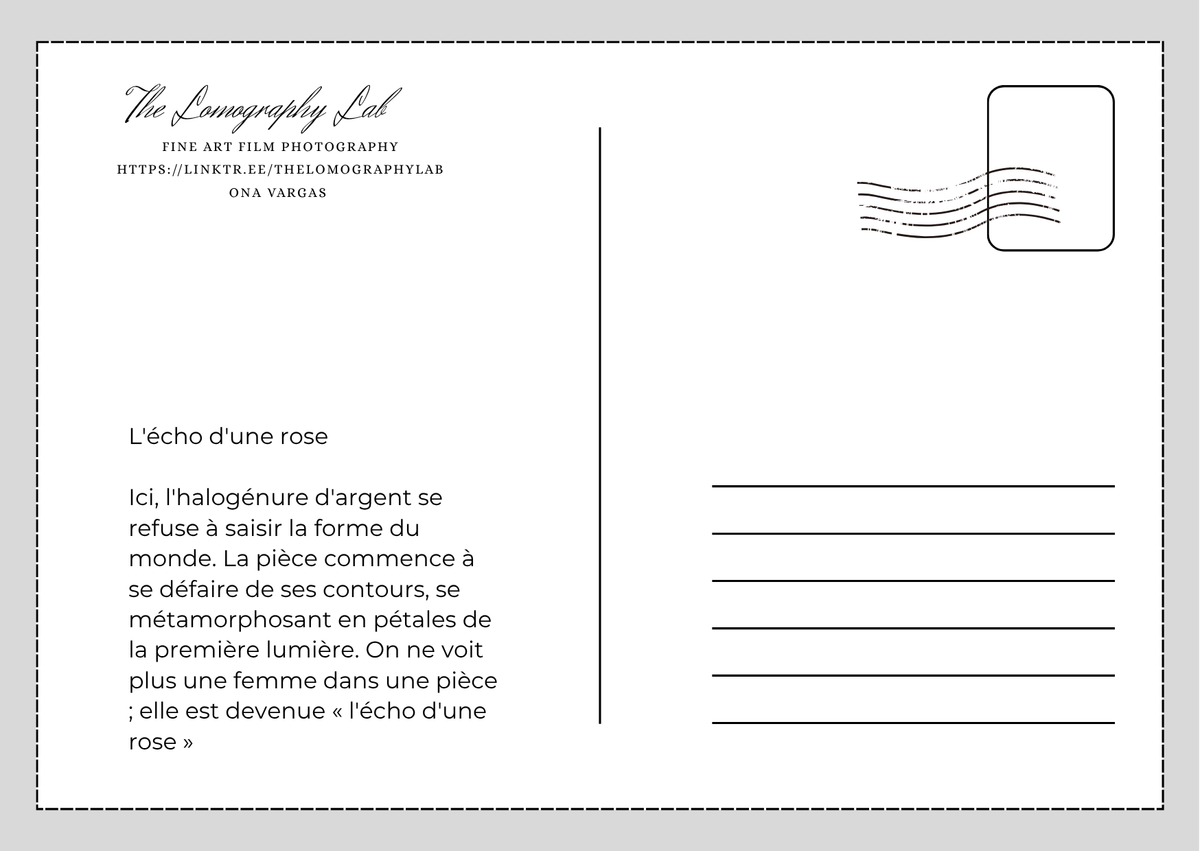 Ona Vargas — Correspondances #2 — original postcard artwork