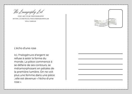 Ona Vargas — Correspondances #2 — original postcard artwork