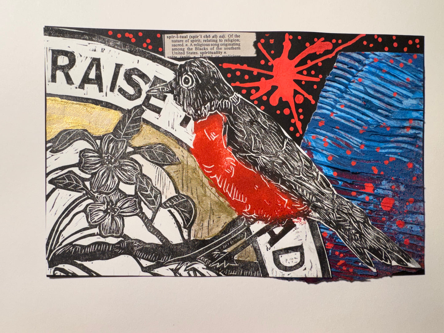 Pamela Lawton — Correspondances #3 — original postcard artwork