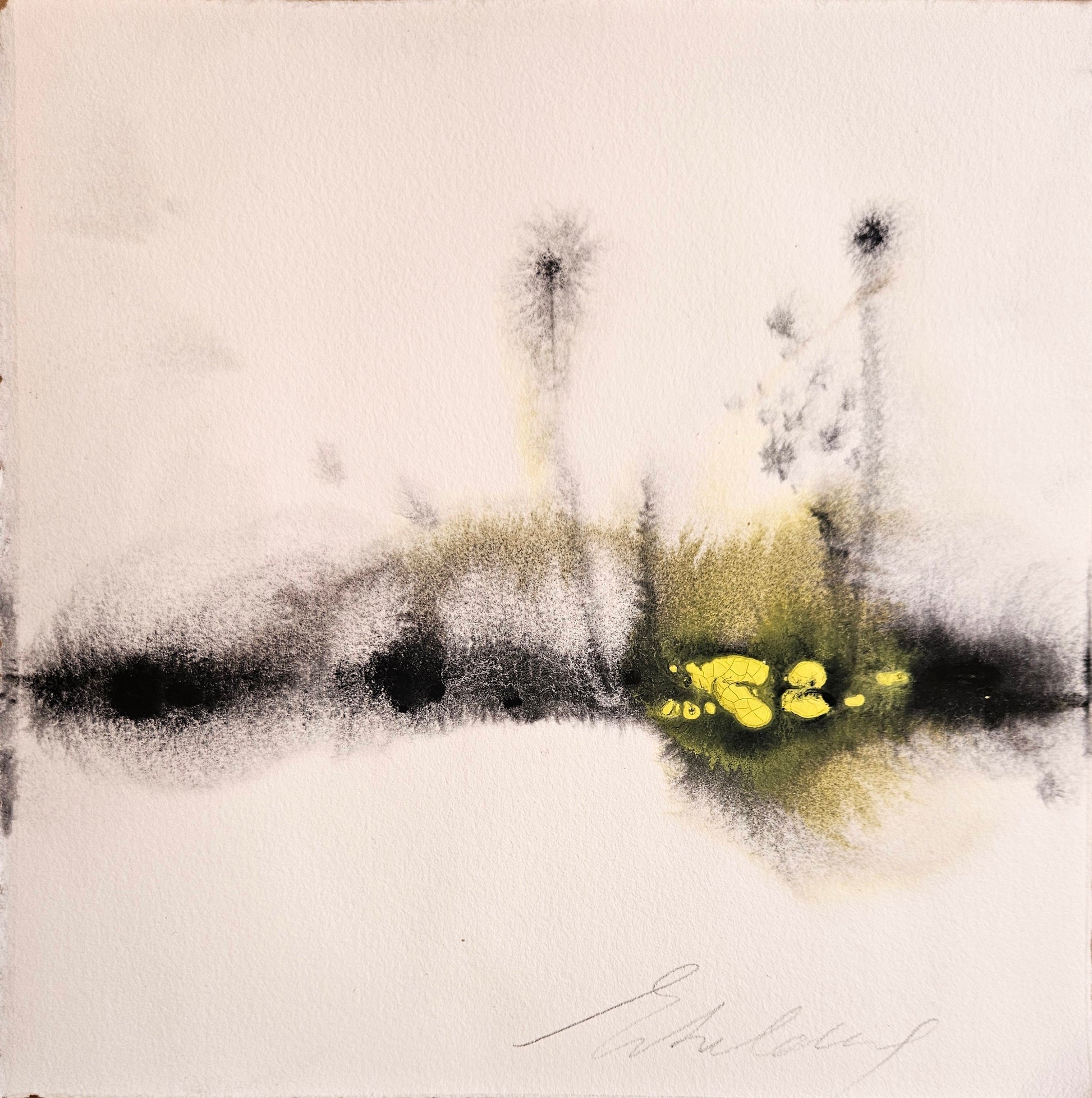 Patricia Erbelding — Correspondances #1 — original postcard artwork