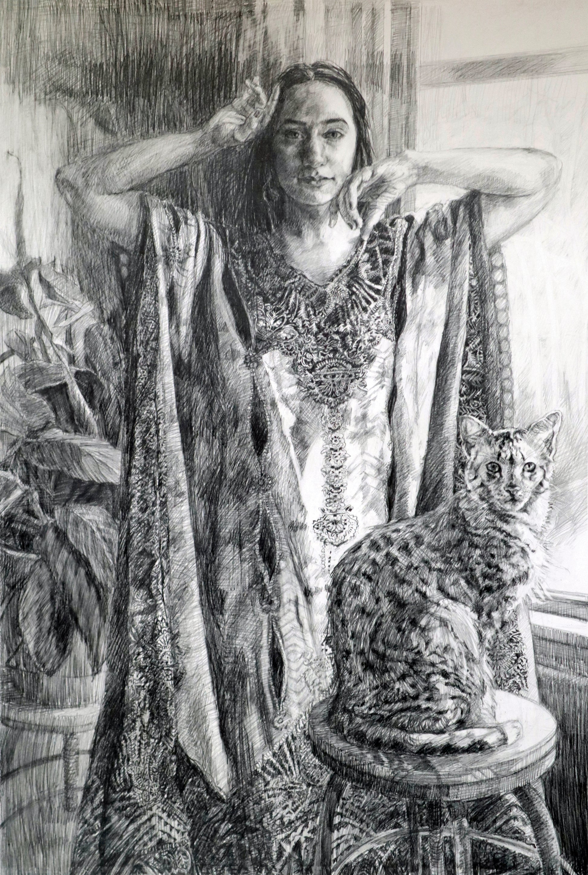 Patricia Schappler — Correspondances #3 — original postcard artwork