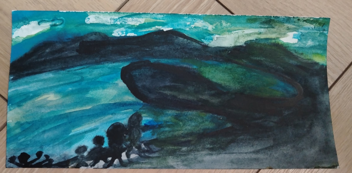 Paula Lifschitz — Correspondances #2 — original postcard artwork