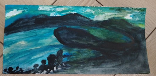 Paula Lifschitz — Correspondances #2 — original postcard artwork