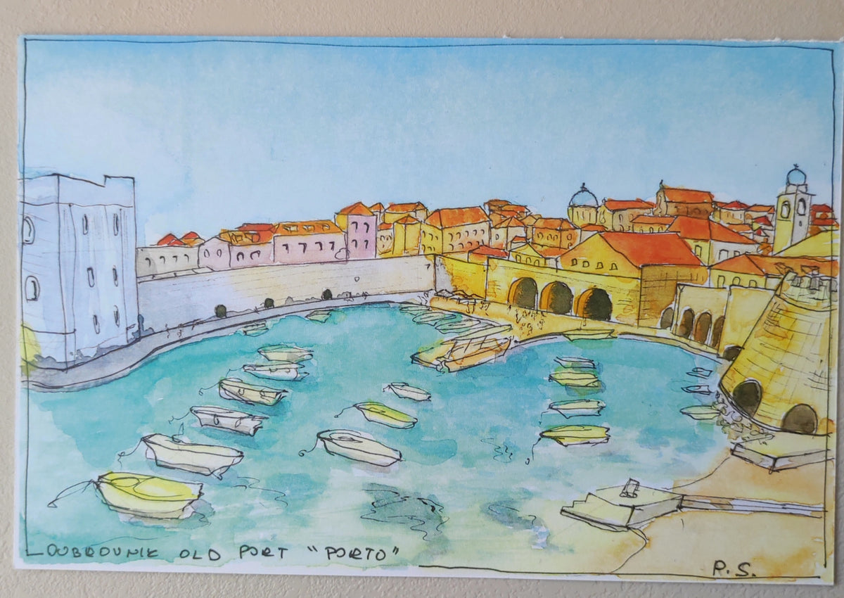 Paula Stefan — Correspondances #1 — original postcard artwork
