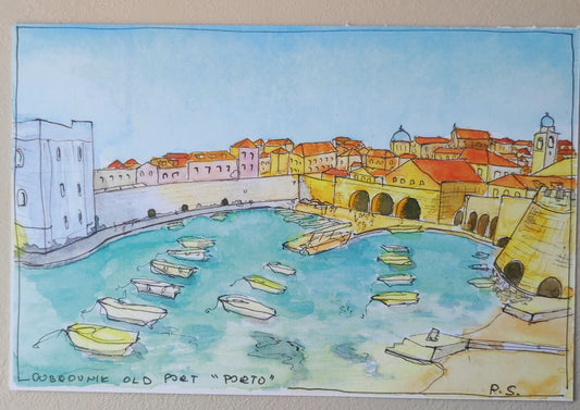 Paula Stefan — Correspondances #1 — original postcard artwork