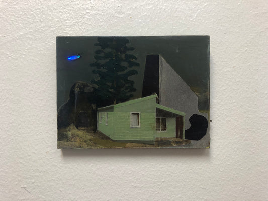Peter Olof Fransson — Correspondances #1 — original postcard artwork