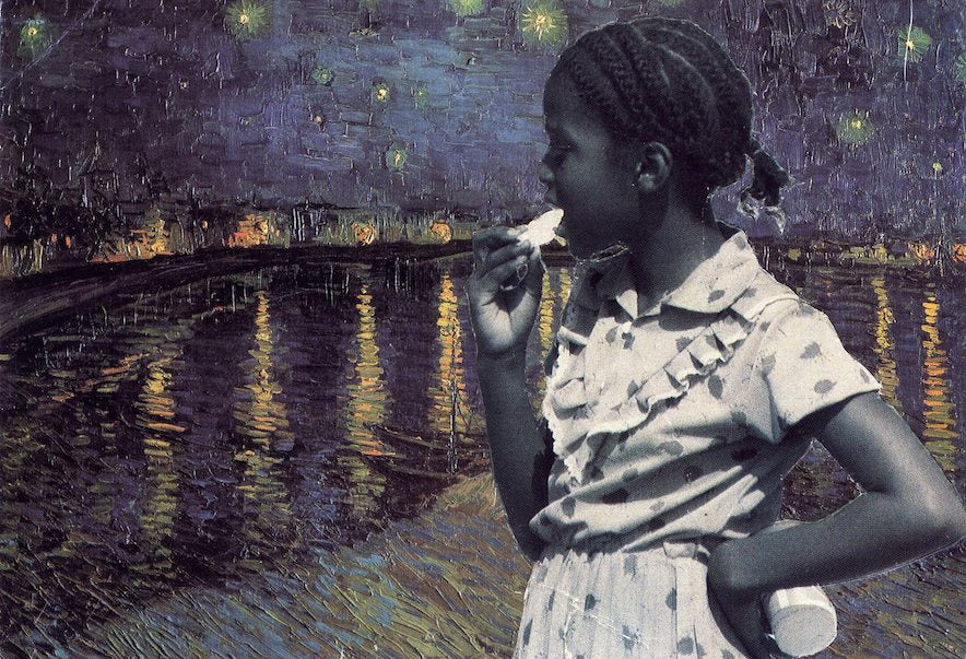 Peter Sylveire — Correspondances #1 — original postcard artwork