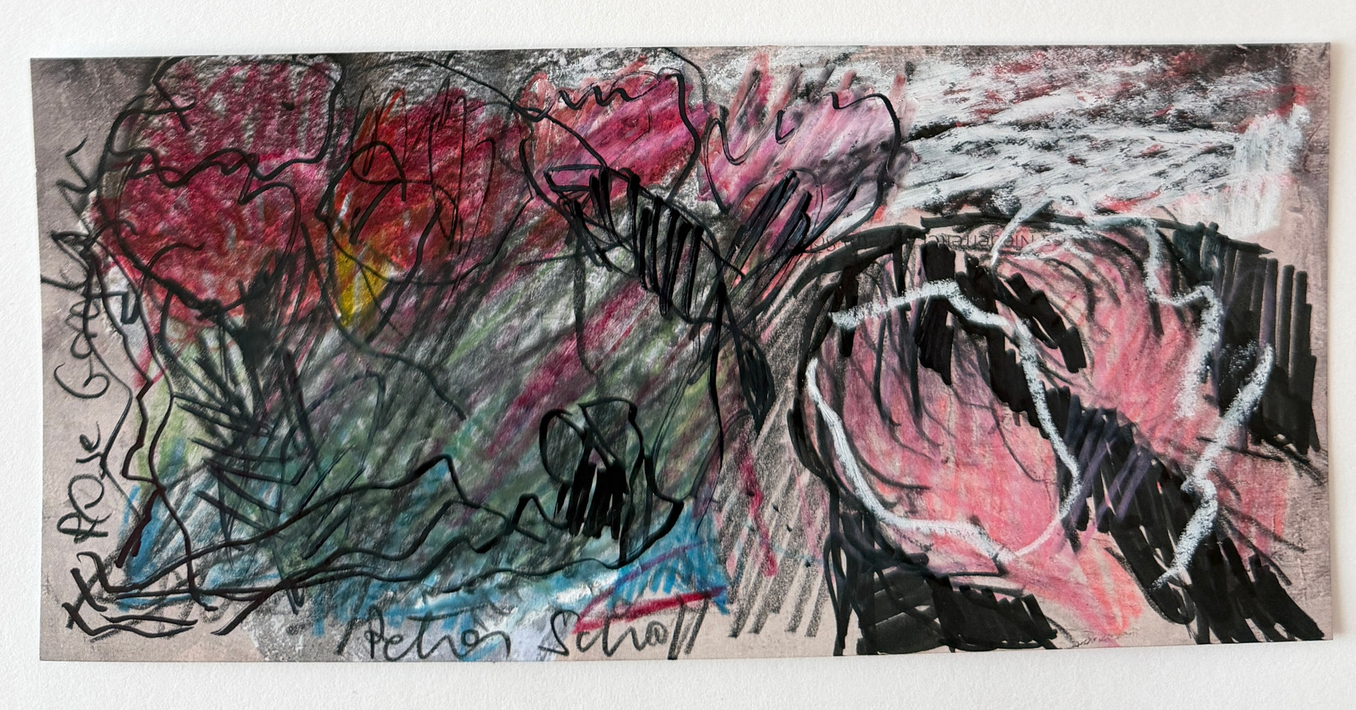 Petra Schott — Correspondances #3 — original postcard artwork