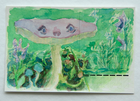 Polina Novikova — Correspondances #2 — original postcard artwork