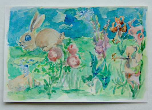 Polina Novikova — Correspondances #3 — original postcard artwork