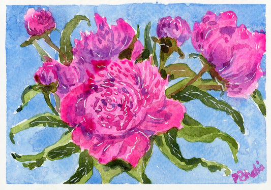 Priya Bhatia — Correspondances #1 — original postcard artwork
