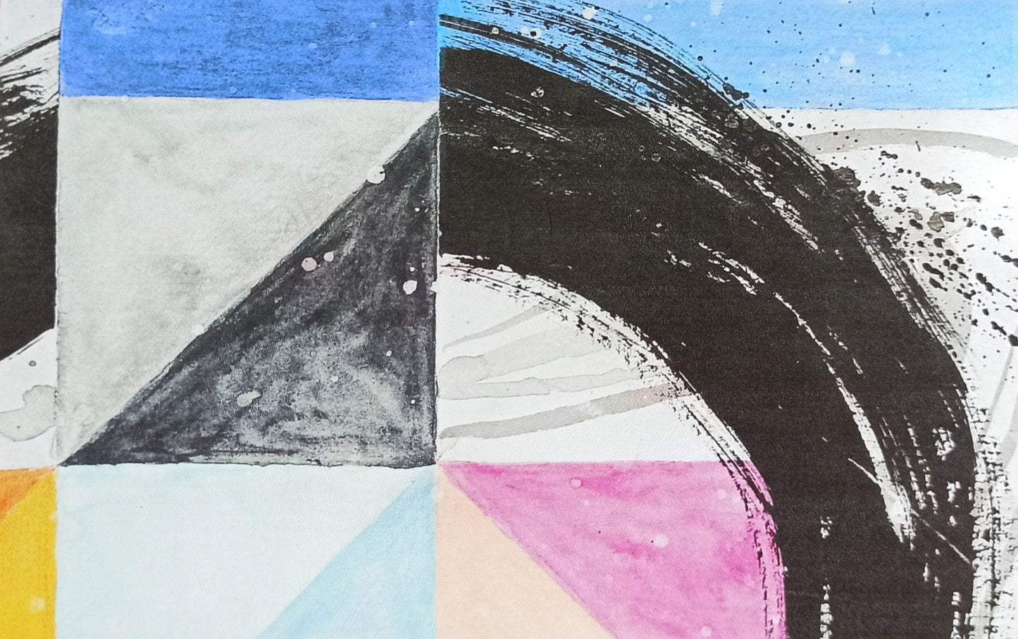 Qin Yue — Correspondances #1 — original postcard artwork