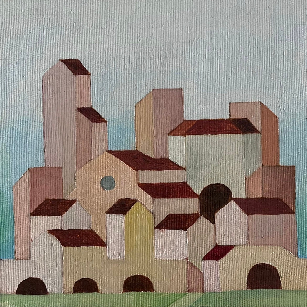 ROCCO HERMAN PUPPIO — Correspondances #3 — original postcard artwork