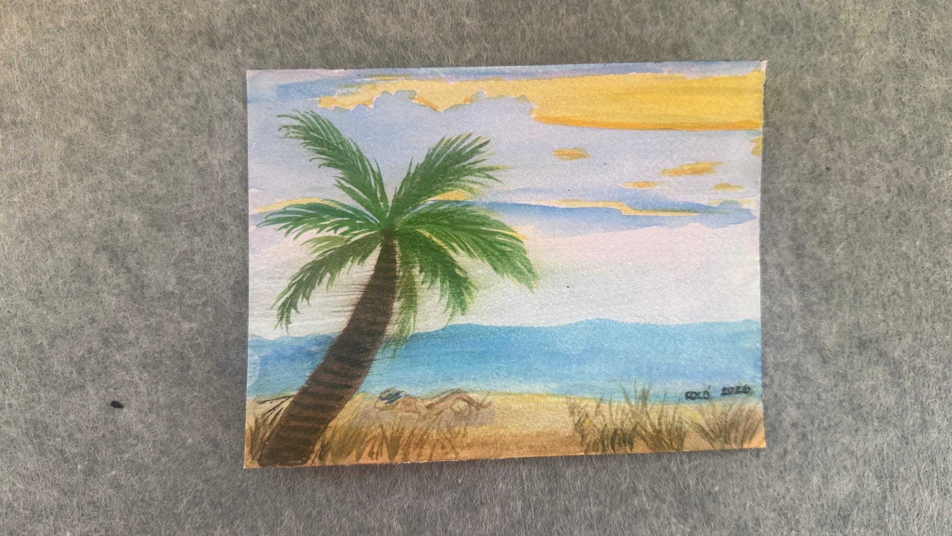 ROSA HENRIQUEZ — Correspondances #2 — original postcard artwork