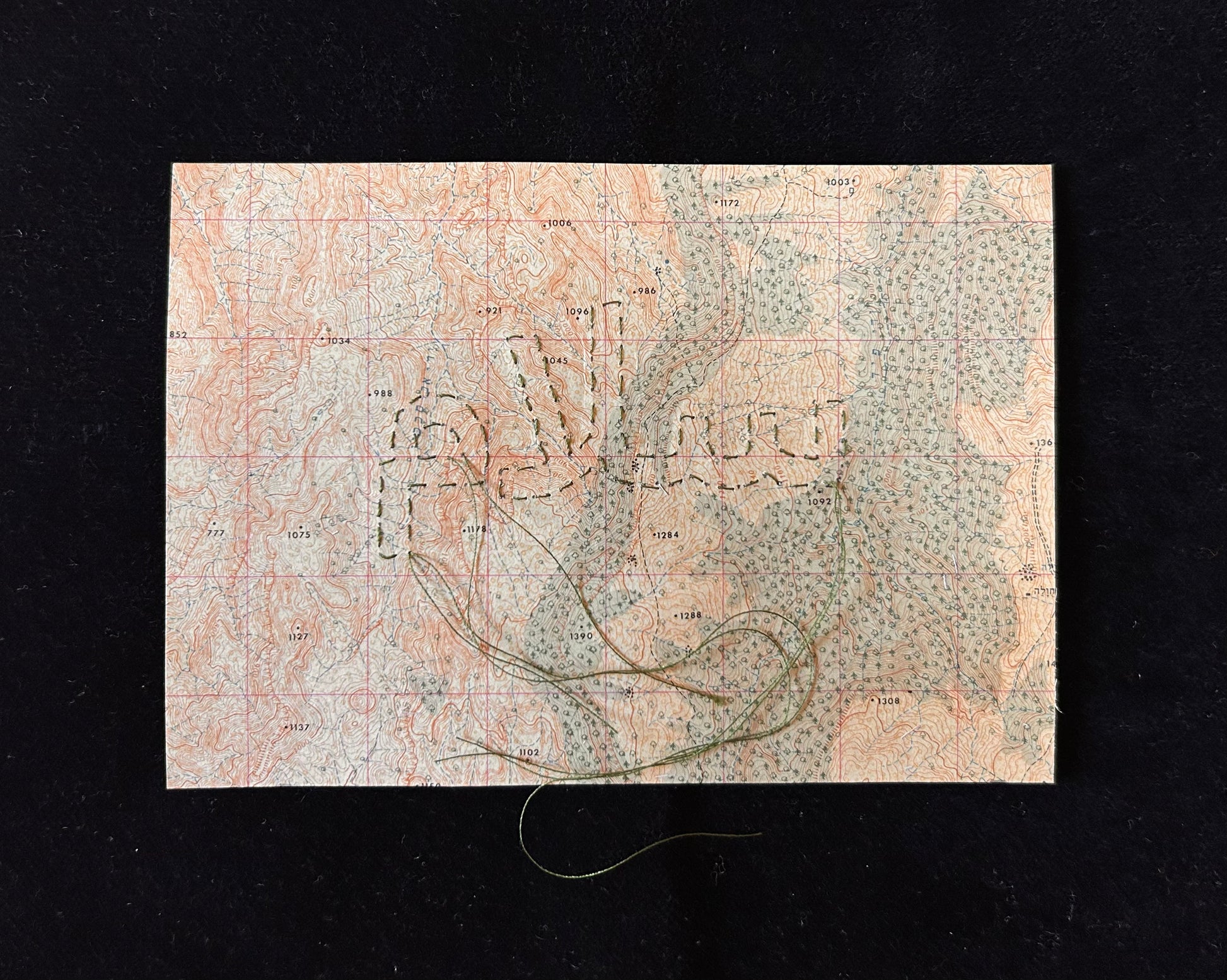 Rakefet Kenaan — Correspondances #2 — original postcard artwork