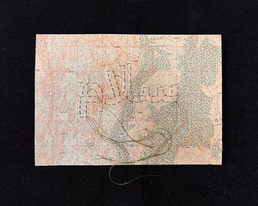 Rakefet Kenaan — Correspondances #2 — original postcard artwork