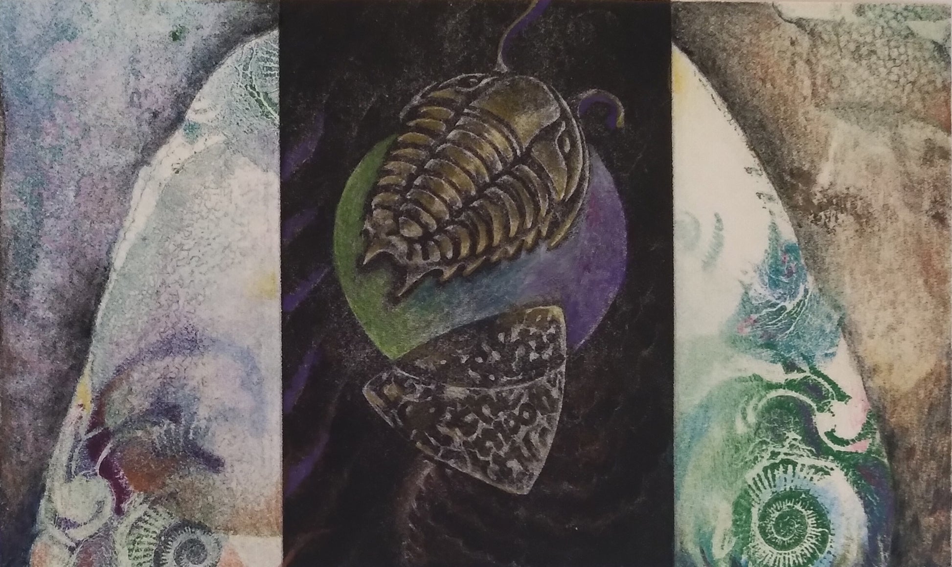 Randie Feil — Correspondances #1 — original postcard artwork