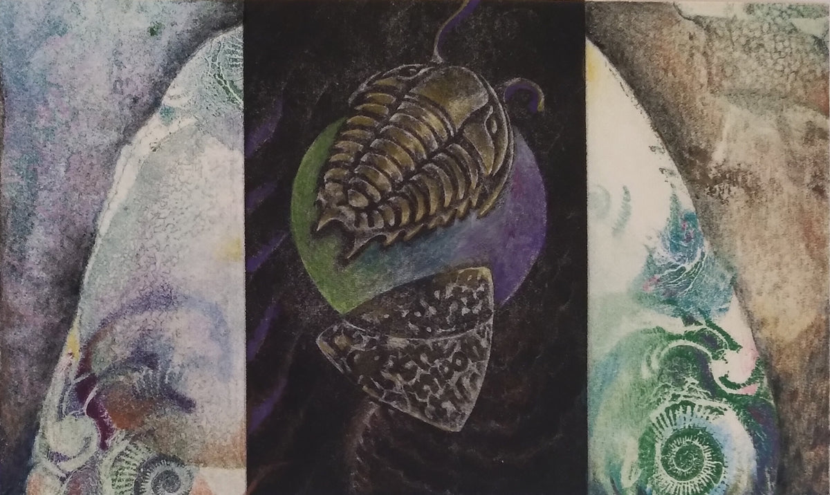 Randie Feil — Correspondances #1 — original postcard artwork