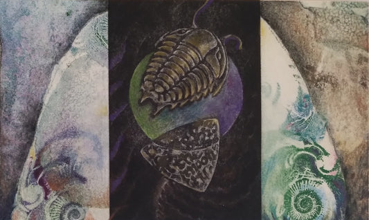 Randie Feil — Correspondances #1 — original postcard artwork