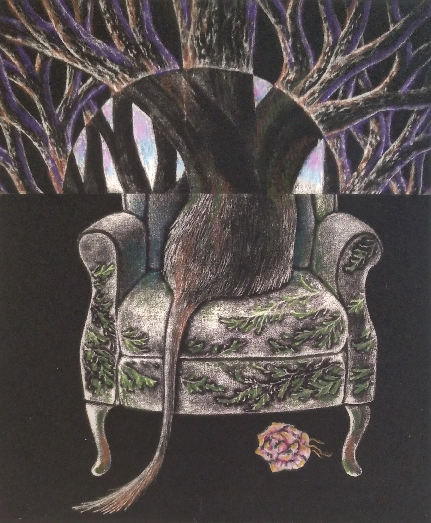 Randie Feil — Correspondances #2 — original postcard artwork