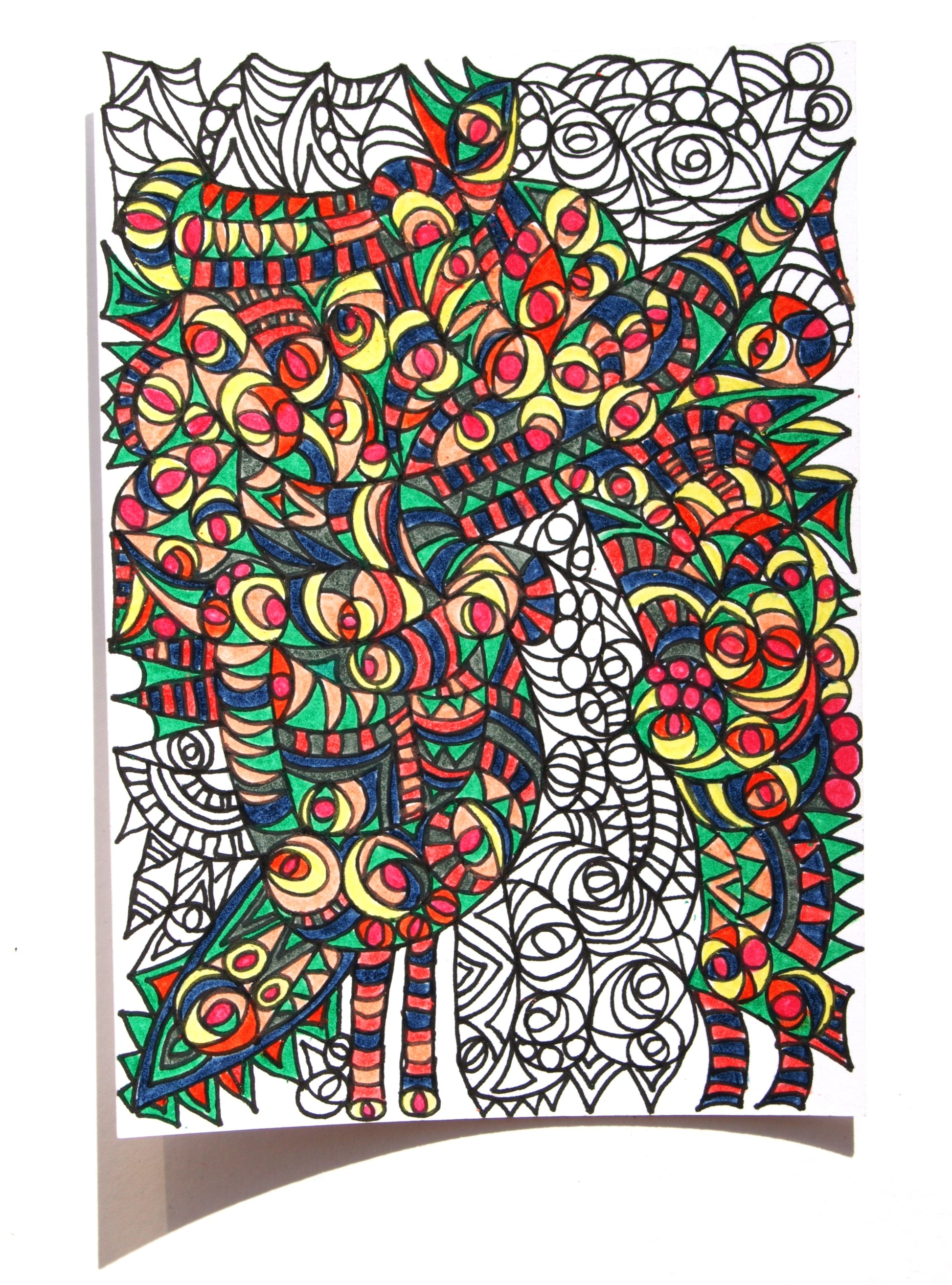 Rebecca Holley — Correspondances #3 — original postcard artwork