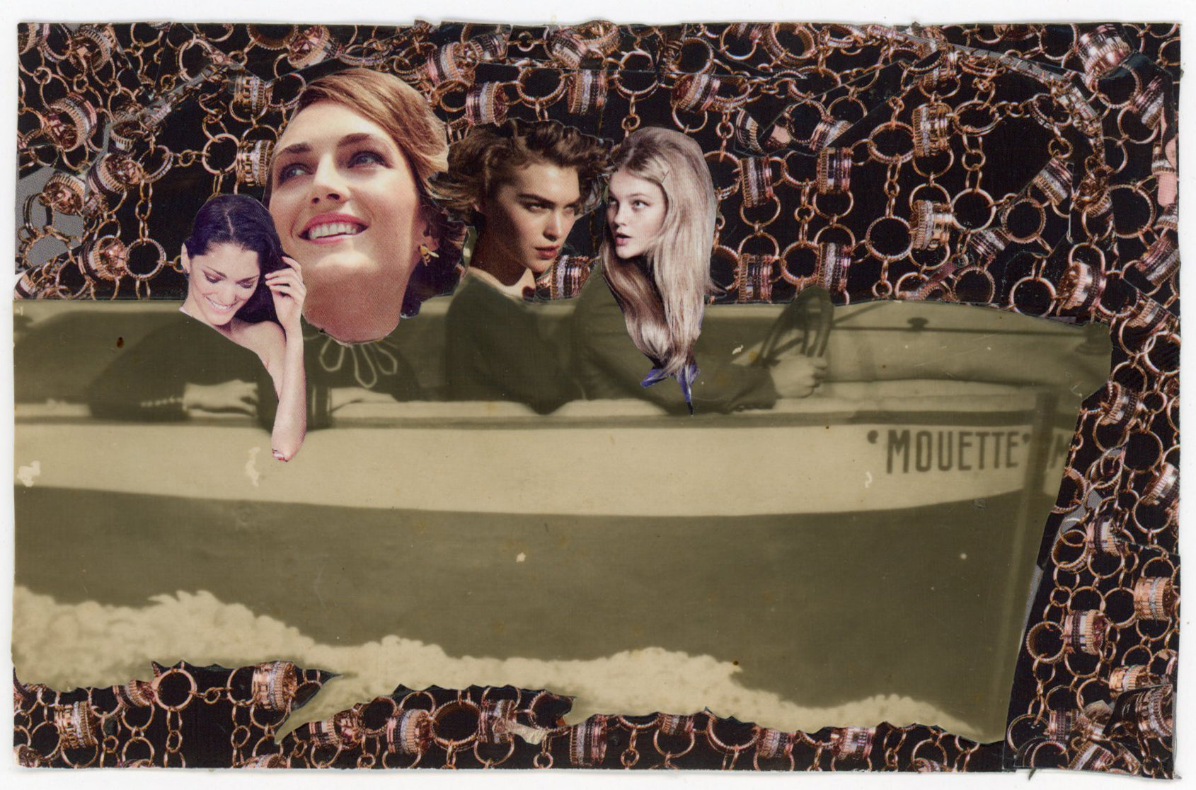 Rebecca Steiner — Correspondances #1 — original postcard artwork