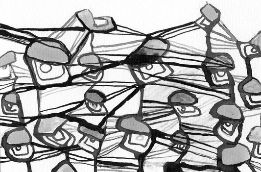 Rebecca Wasilewski — Correspondances #2 — original postcard artwork