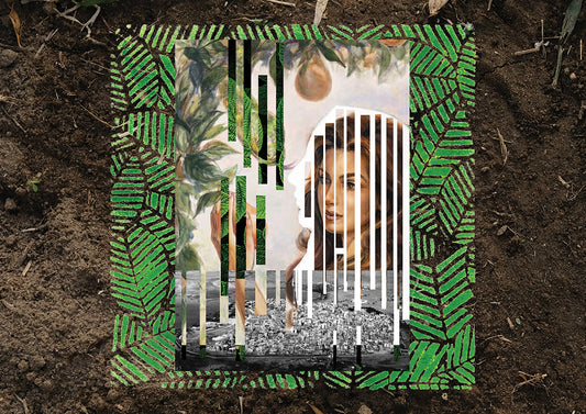 Reem Baeshen — Correspondances #1 — original postcard artwork