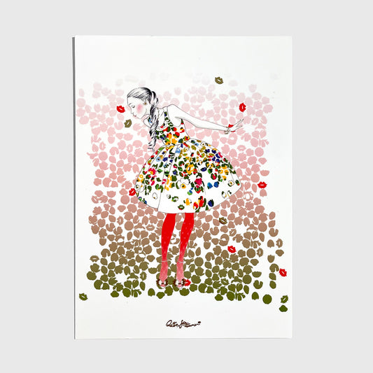 Reetta Hiltunen — Correspondances #1 — original postcard artwork