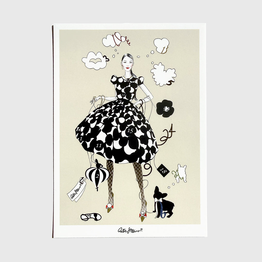 Reetta Hiltunen — Correspondances #3 — original postcard artwork