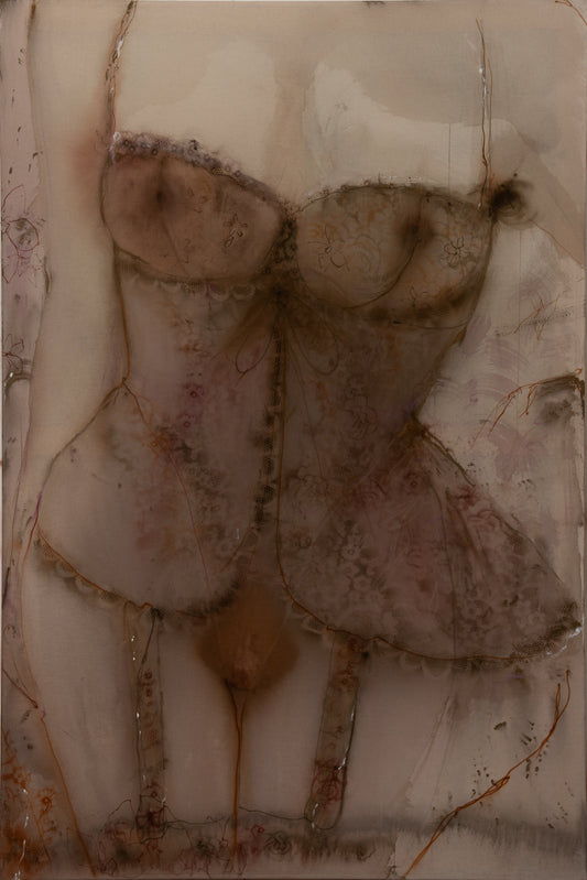 Renata Machyckova — Correspondances #2 — original postcard artwork