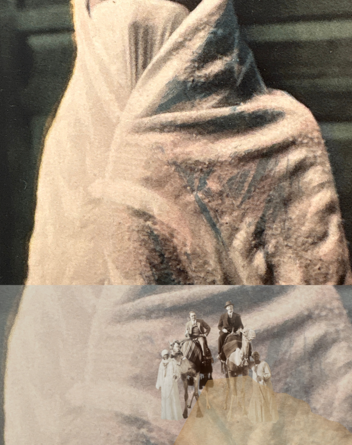 Renee Shur — Correspondances #1 — original postcard artwork