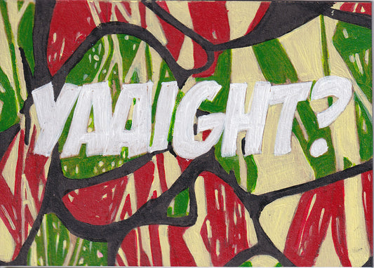 Richard Rawlins — Correspondances #2 — original postcard artwork