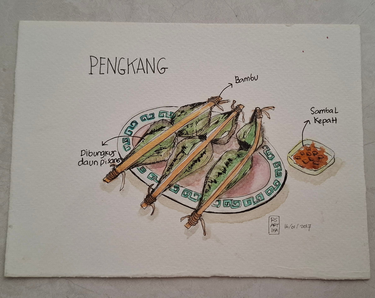Rini Sartika — Correspondances #2 — original postcard artwork