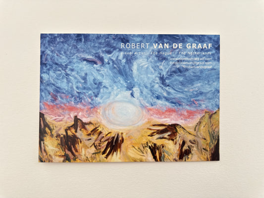 Robert van de Graaf — Correspondances #3 — original postcard artwork