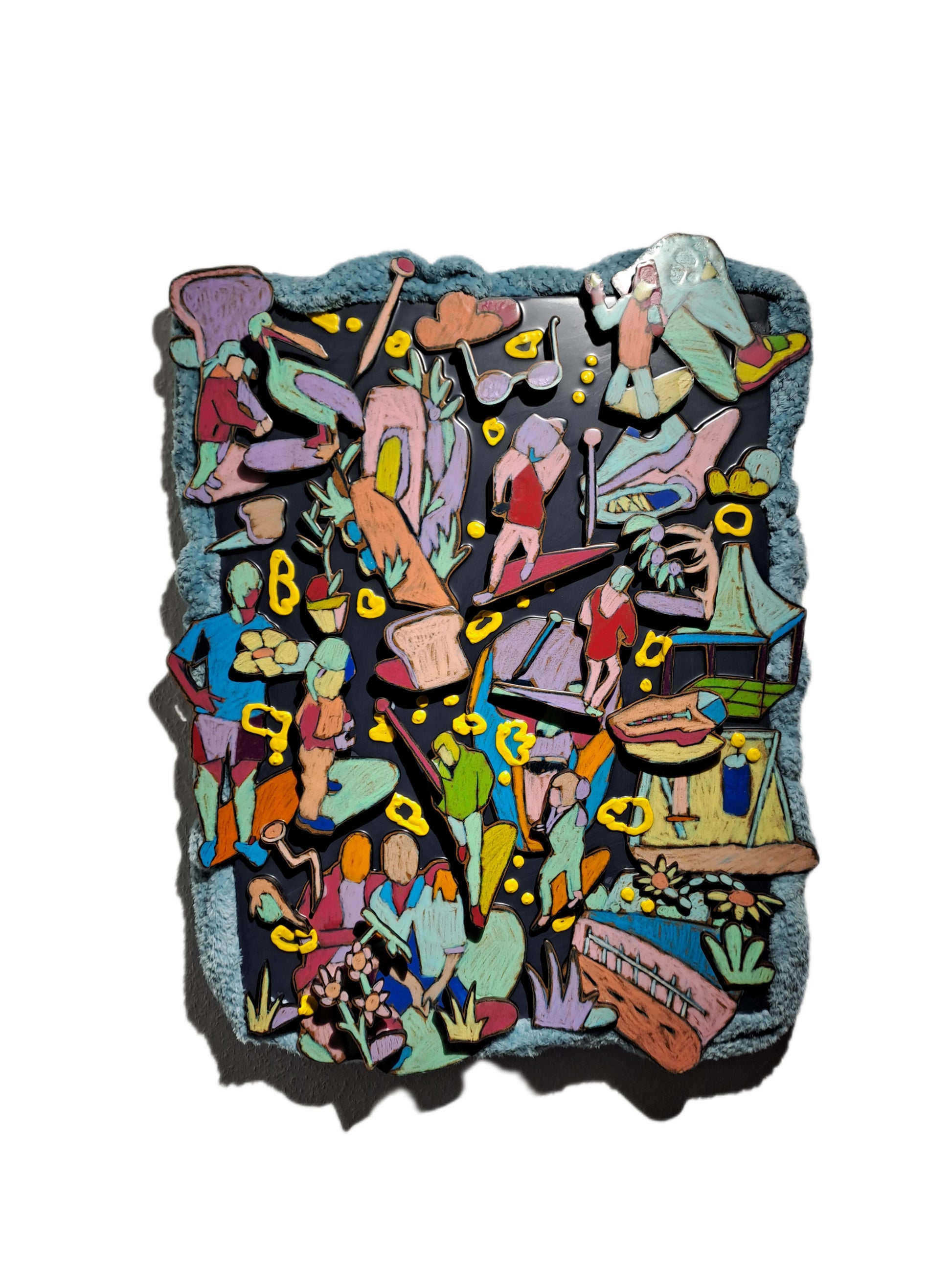 Roman Pankonin — Correspondances #1 — original postcard artwork