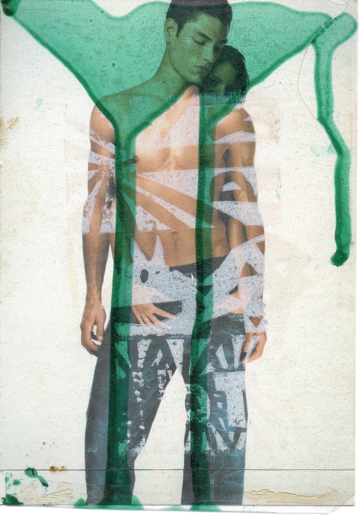 Romeo Stubelj — Correspondances #1 — original postcard artwork