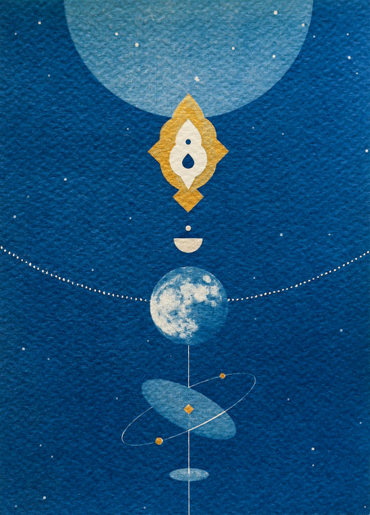 Ruchita Madhok — Correspondances #1 — original postcard artwork