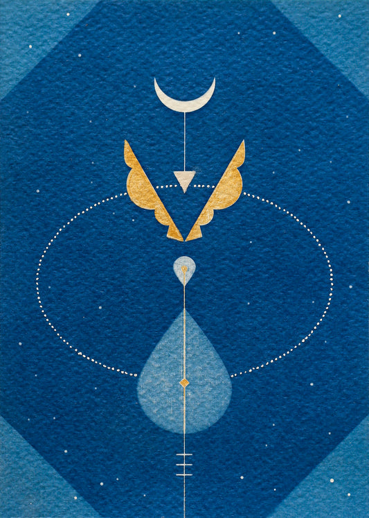Ruchita Madhok — Correspondances #2 — original postcard artwork