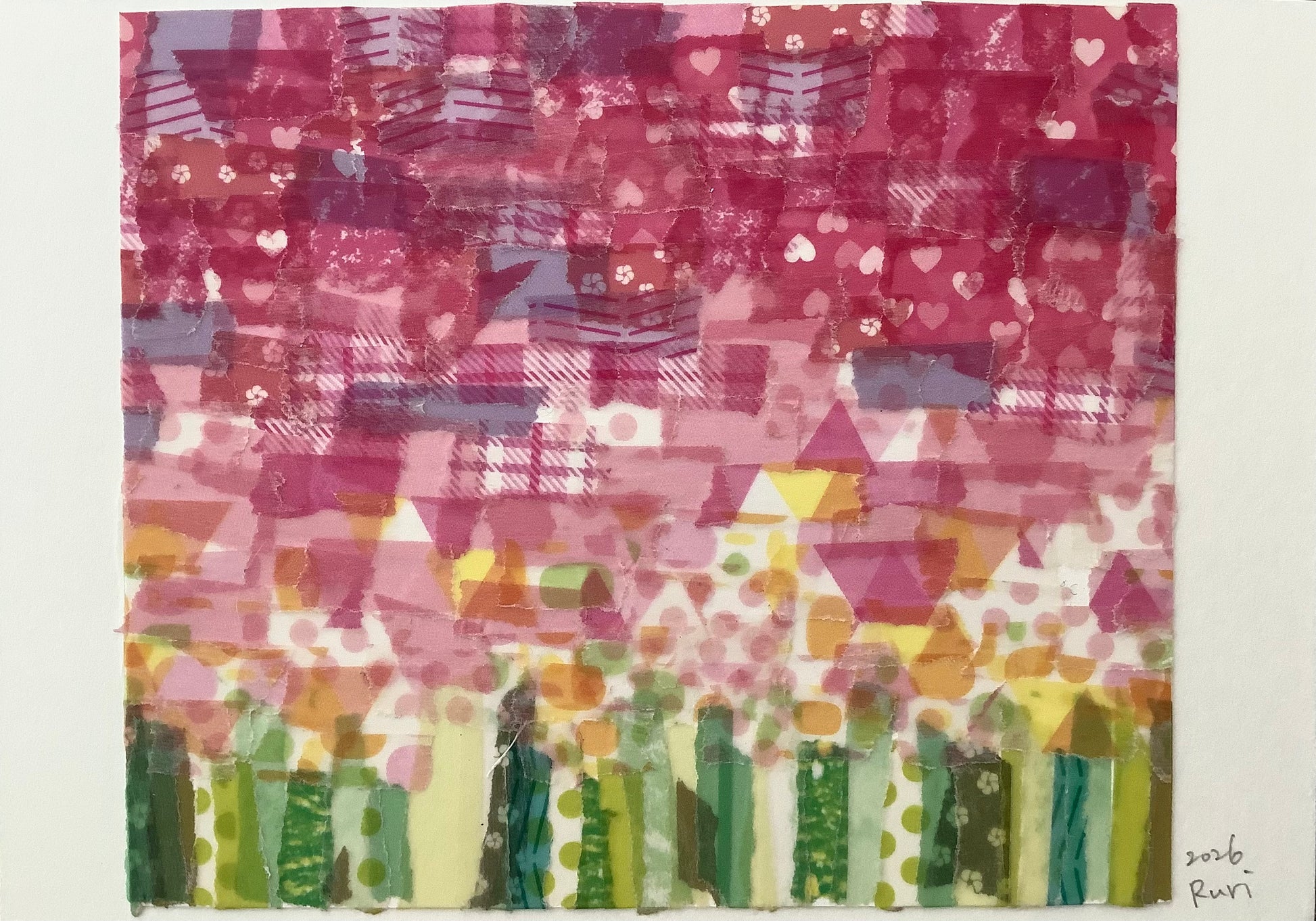 Ruri Maeda — Correspondances #1 — original postcard artwork