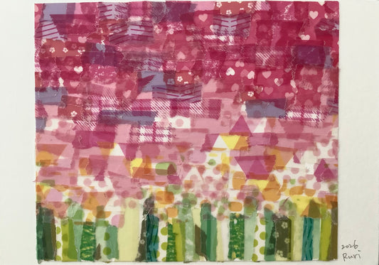 Ruri Maeda — Correspondances #1 — original postcard artwork